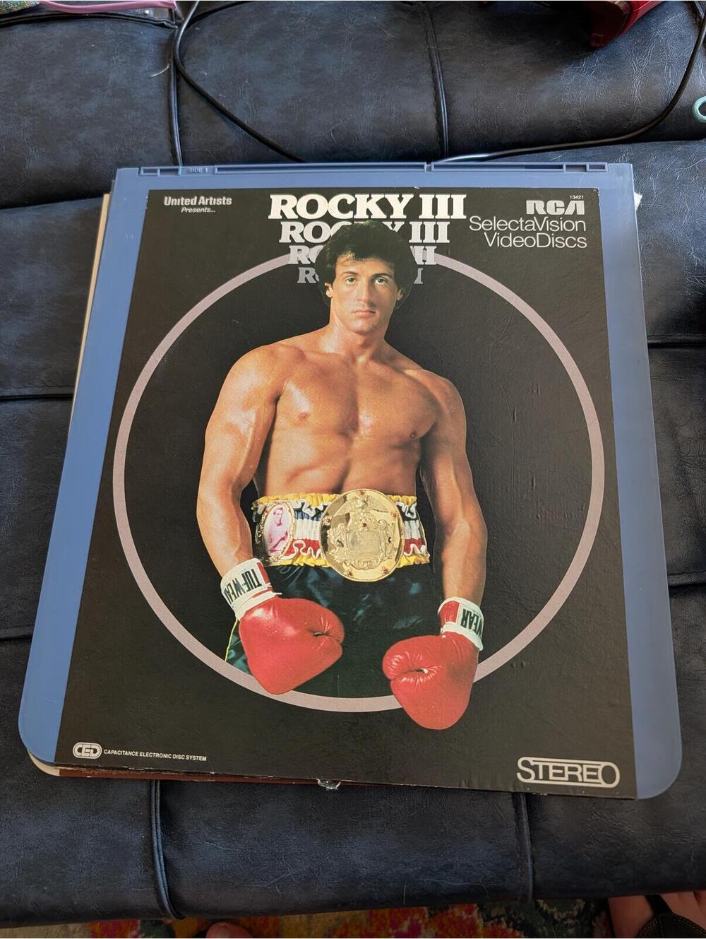 Rocky III SelectaVision VideoDisc CED Stereo
